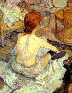 A Ruiva - Toulouse Lautrec