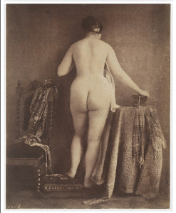 nu perante a câmera Julien Vallou de Villeneuve (French, 1795–1866)